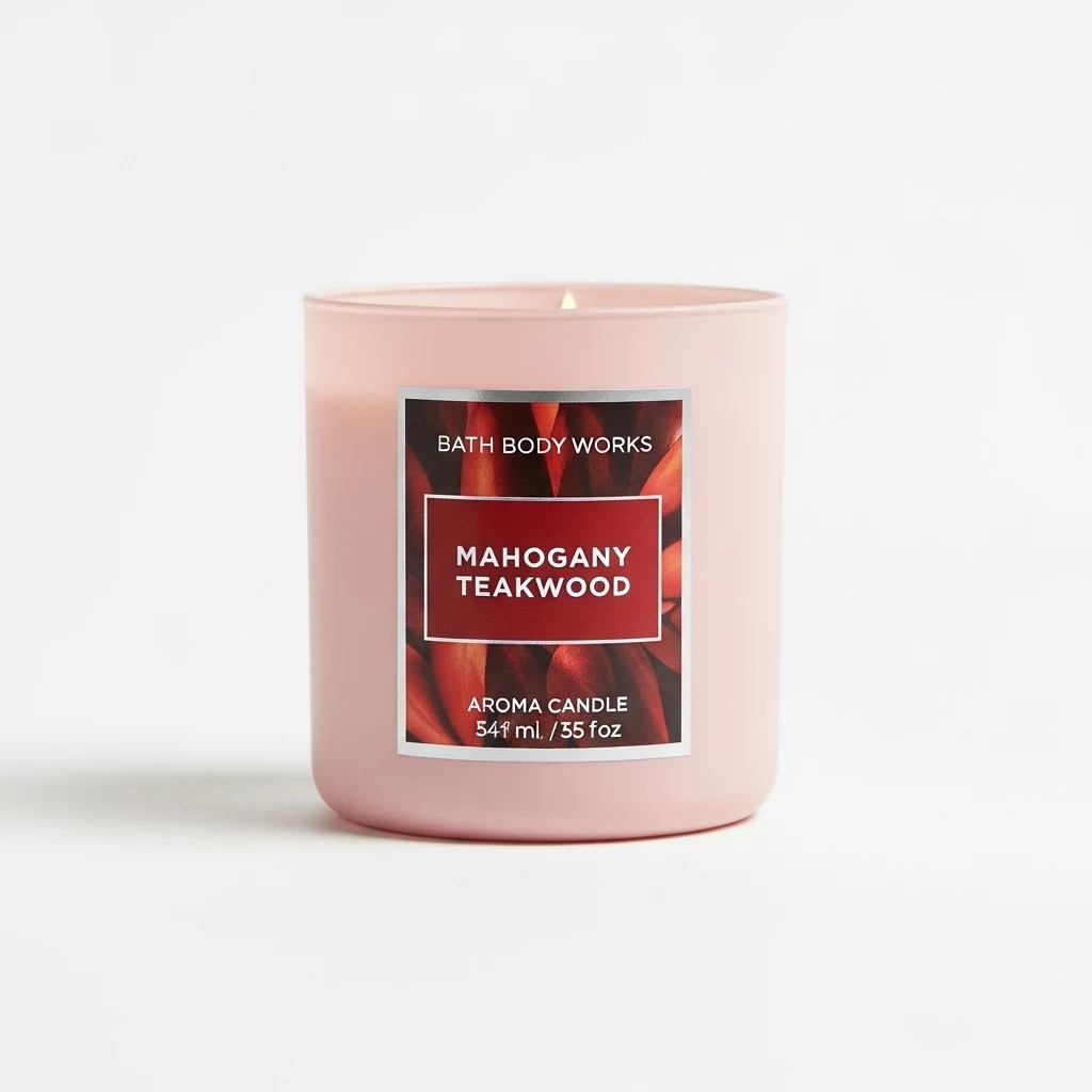 BATH BODY WORKS Mahogany Teakwood candle