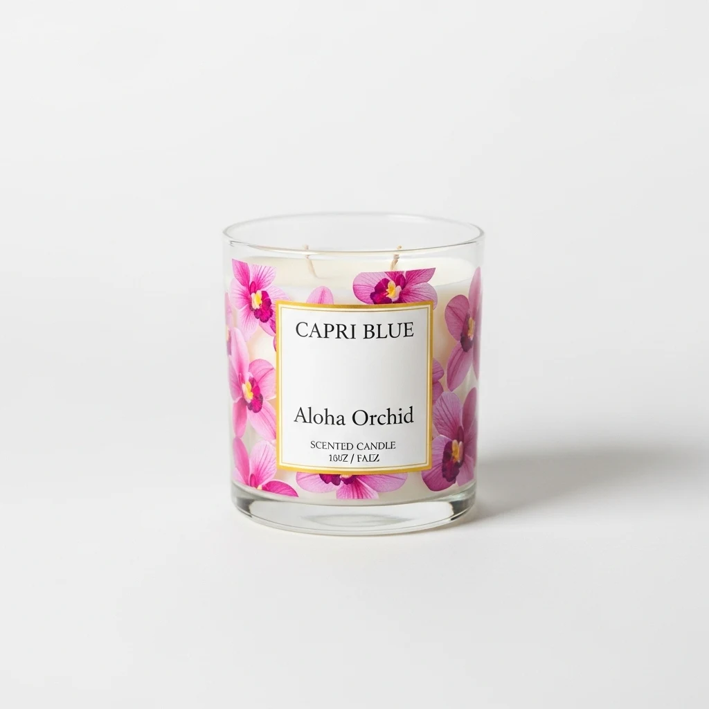 CAPRI BLUE Aloha Orchid scented candle image 3