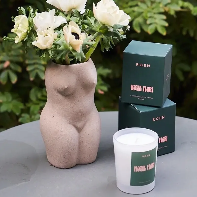 ROEN Beauty Rose quartz candle
