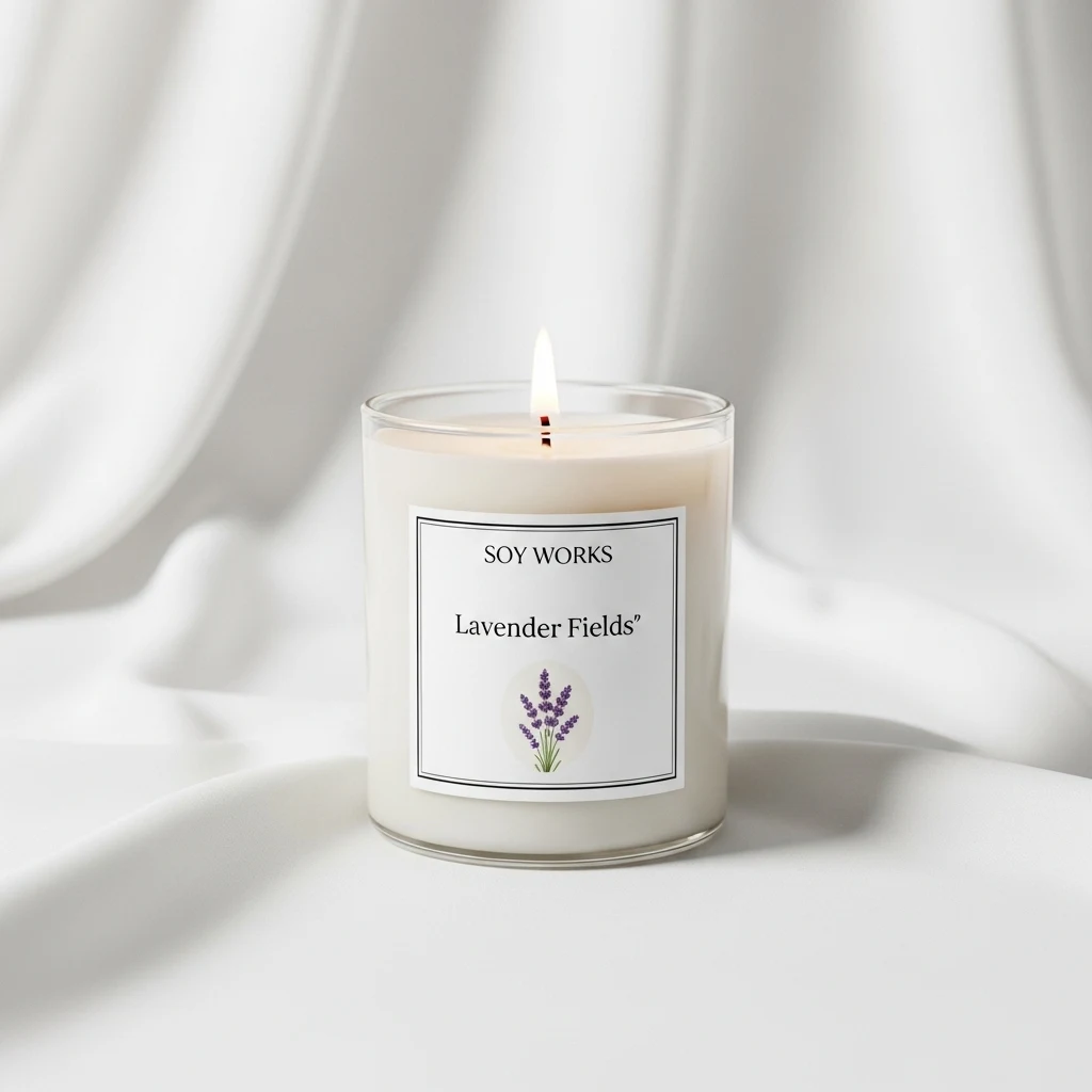 SOY WORKS Lavender Fields soy candle