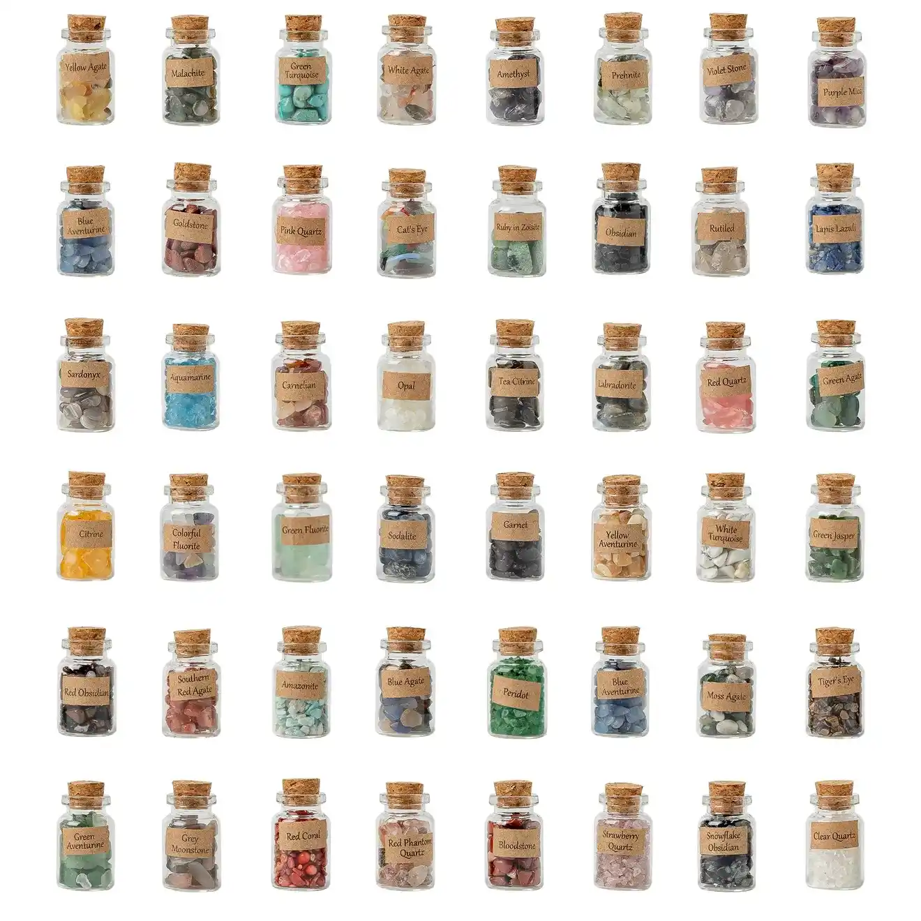 TOFdiferent crystal gemstone aroma candle