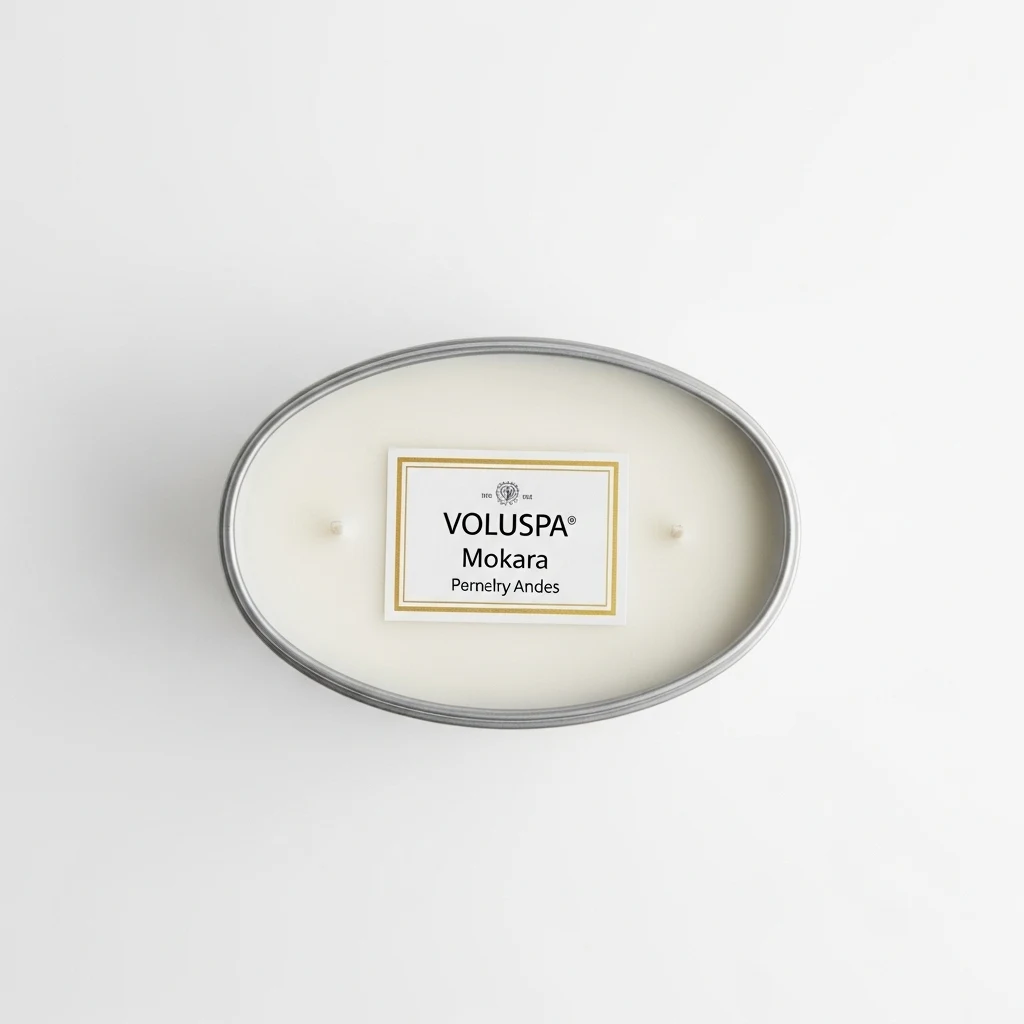 VOLUSPA Mokara oval tin candle image 3
