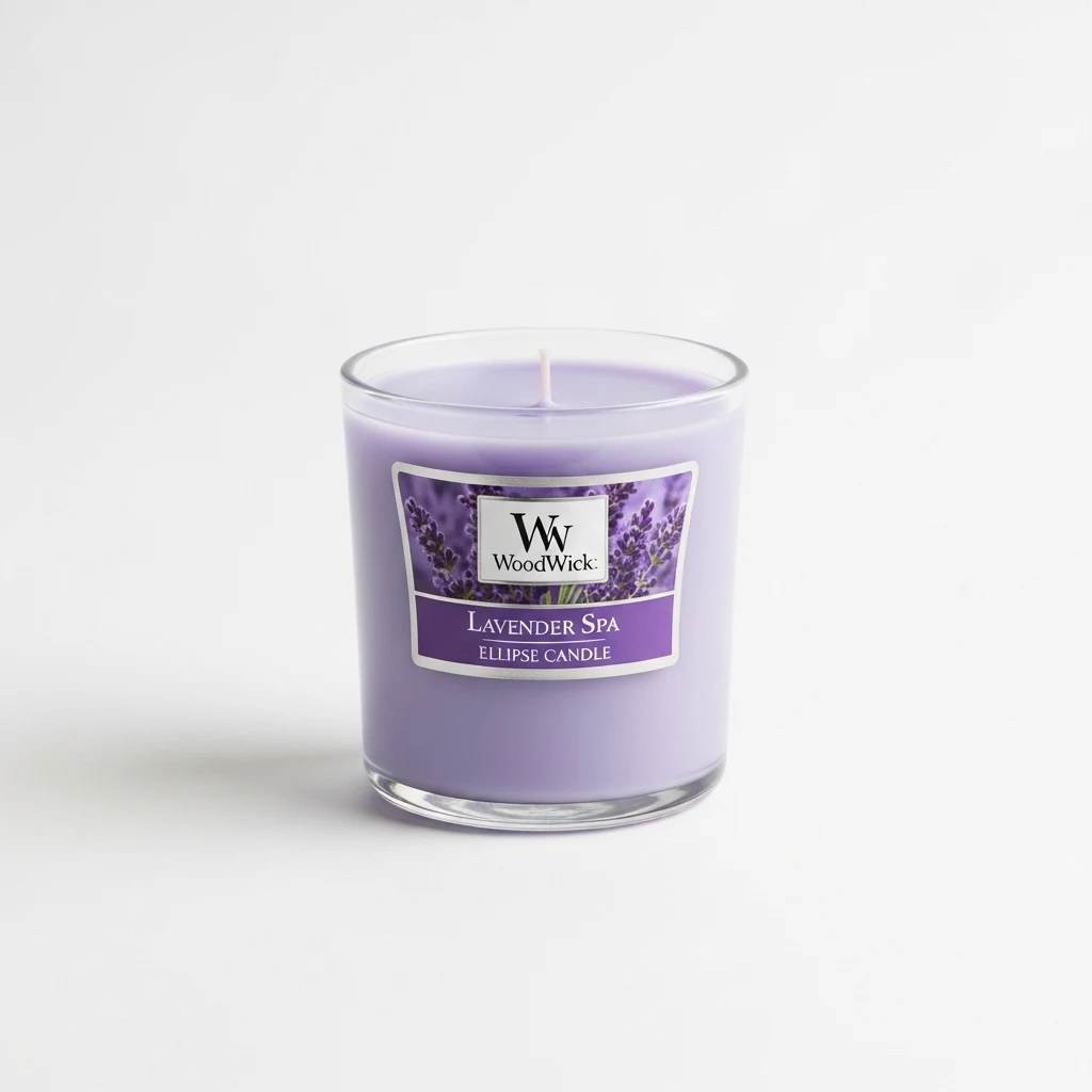 WoodWick Lavender Spa ellipse candle