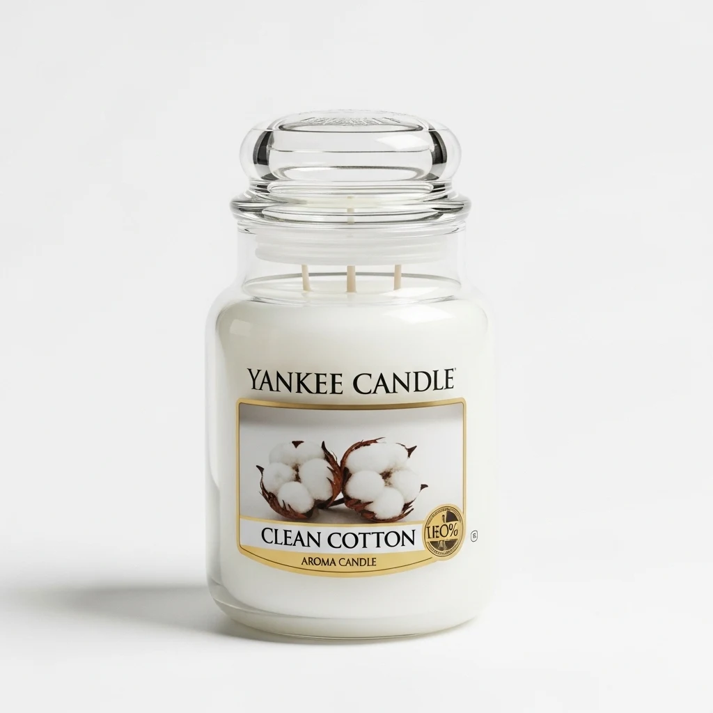 YANKEE CANDLE Clean Cotton jar candle