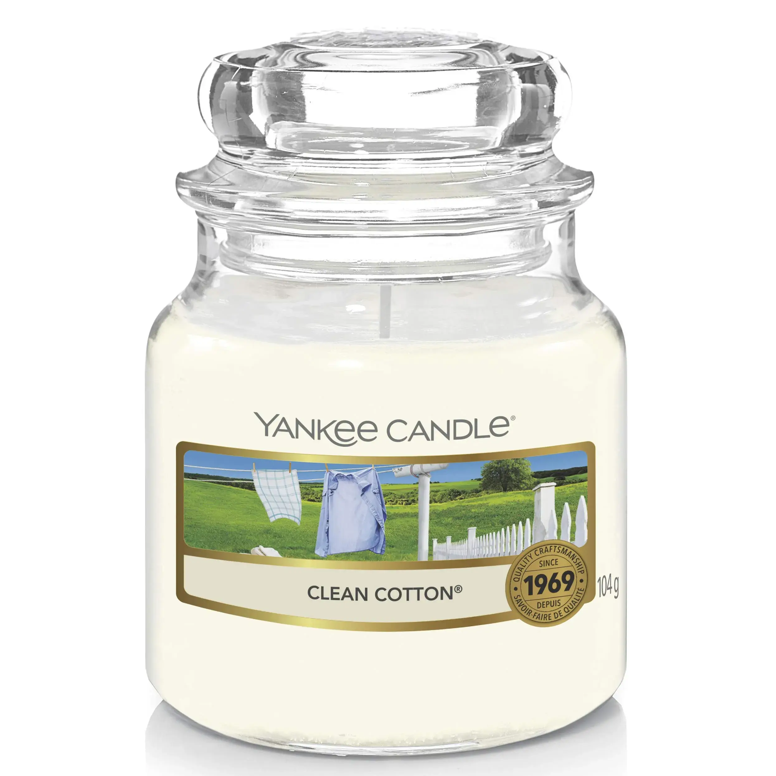 YANKEE CANDLE Clean Cotton jar candle image 3
